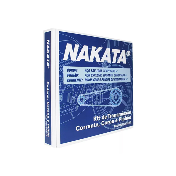 Kit Transmissao Titan 150 04/20, Fan 150 09 - Nakata