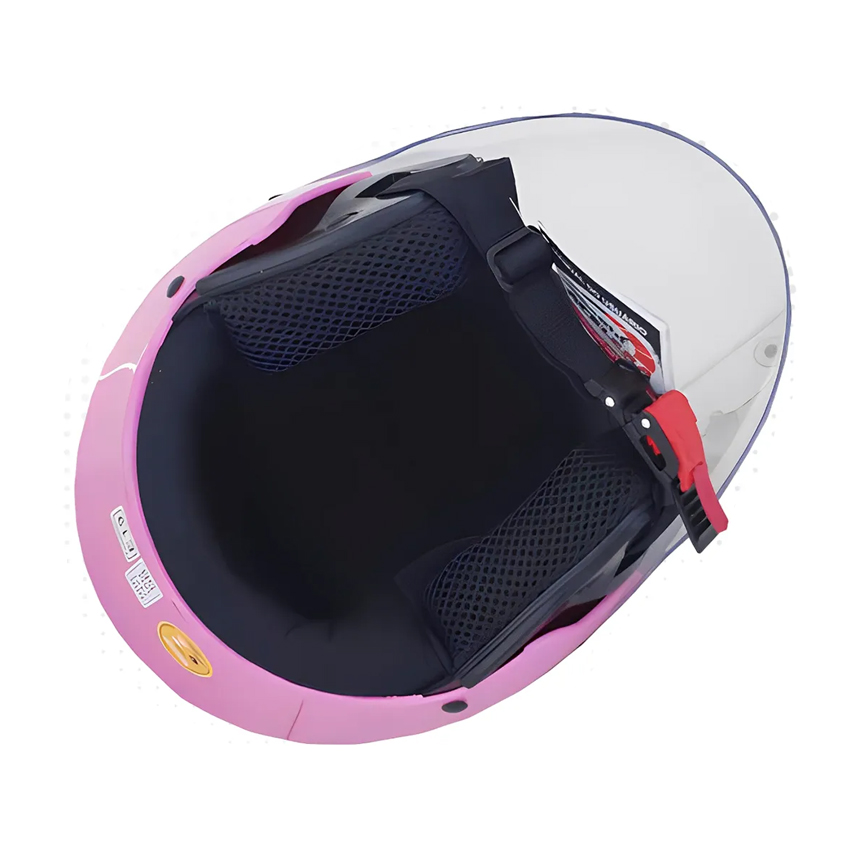 Capacete SPARK JET SOLID Rosa 56 - Imagem 2