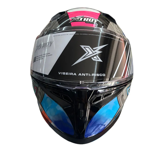 Capacete X TROY FF 526 THANOS Preto - Imagem 2