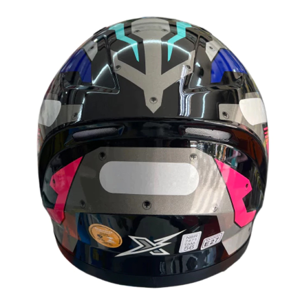 Capacete X TROY FF 526 THANOS Preto - Imagem 3