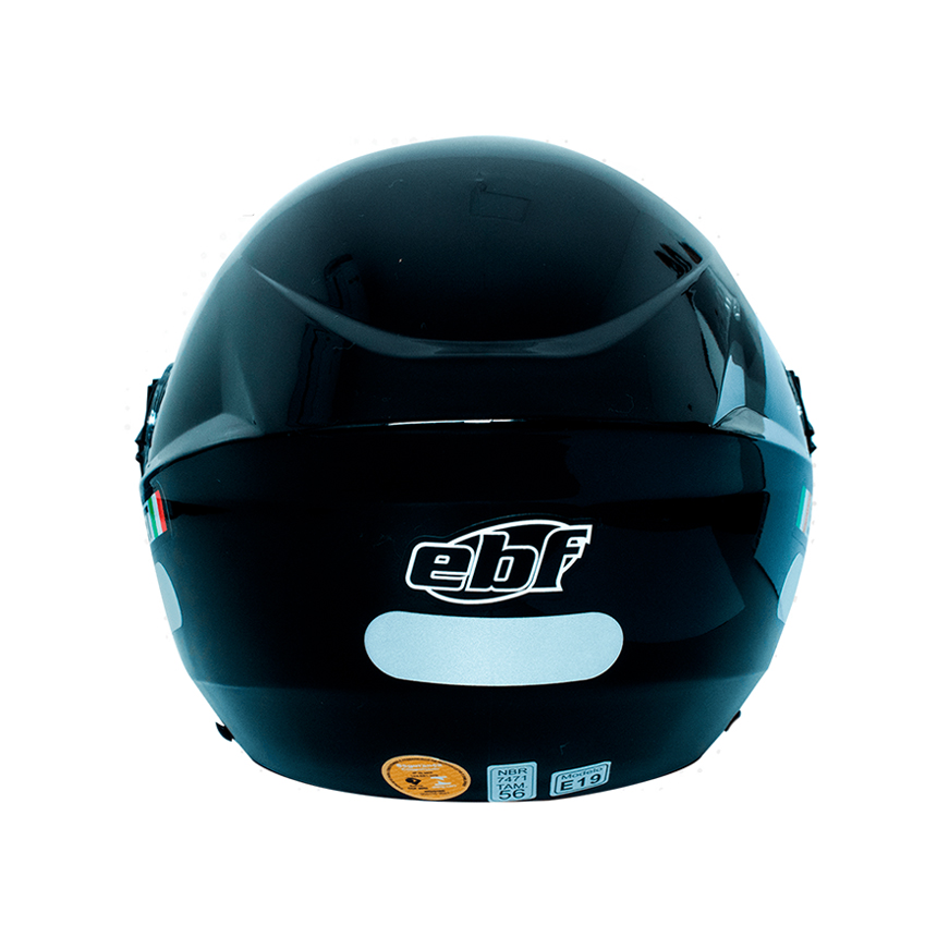 Capacete SPARK JET SOLID Preto 60 - Imagem 4